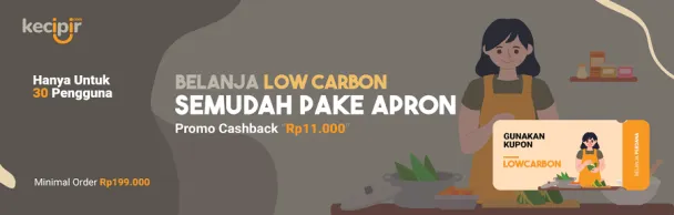 Promo Low Carbon Cashback Rp11.000!